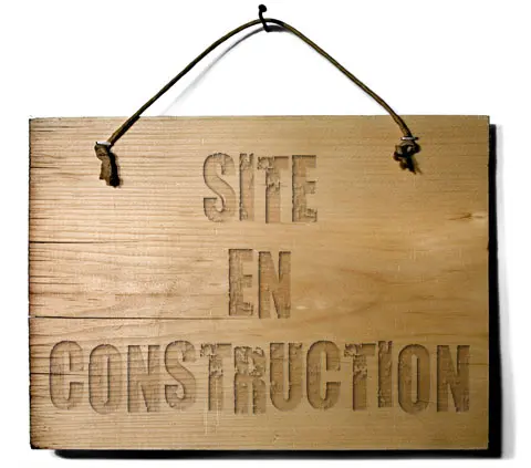démarrage du nouveau site