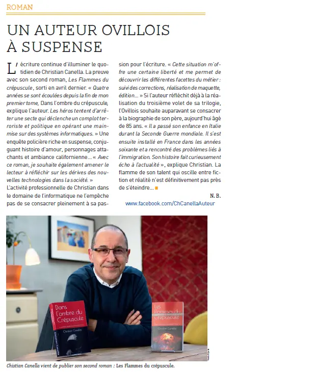 Article dans l&#39;Ovillois Mag